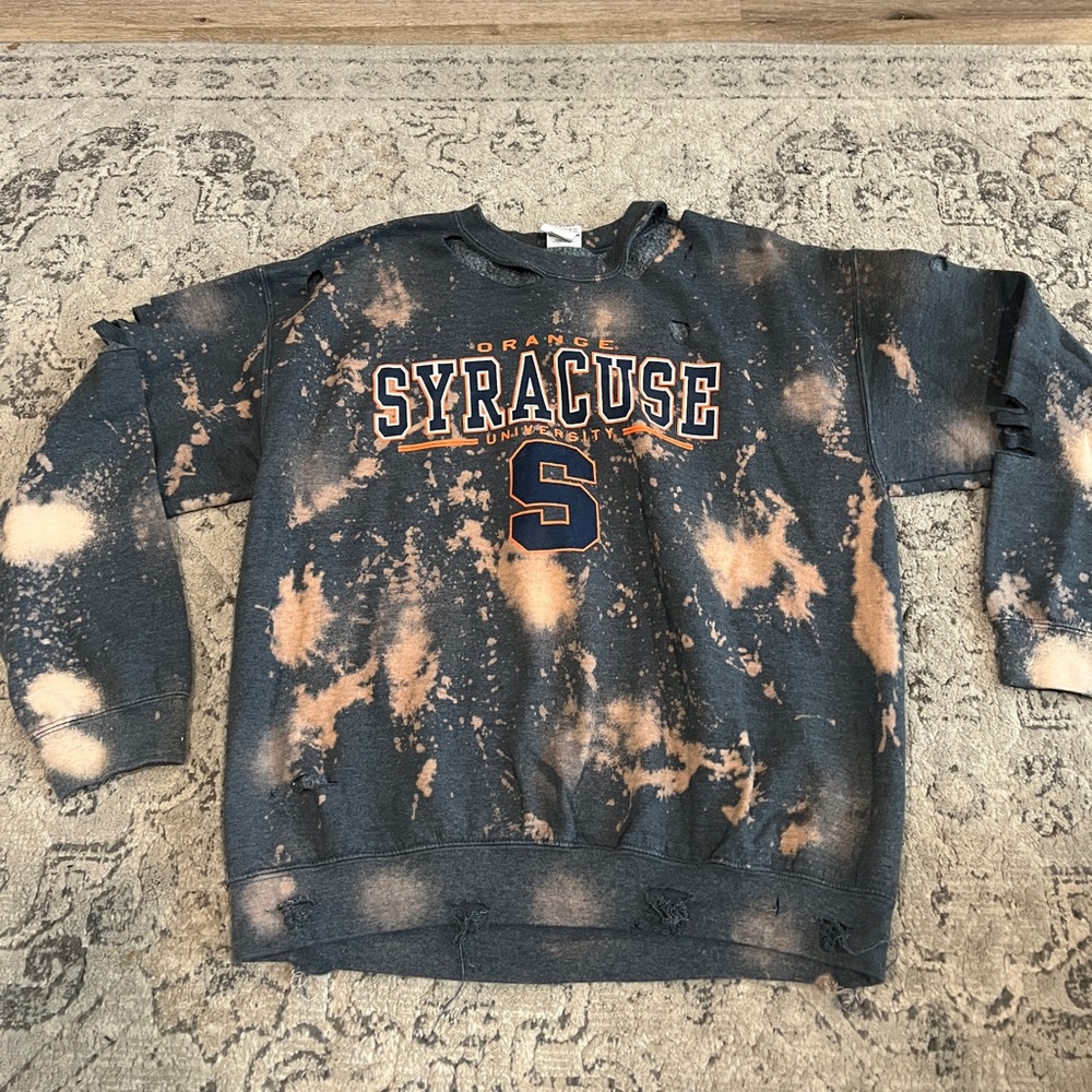 Acid wash Syracuse sweatshirt